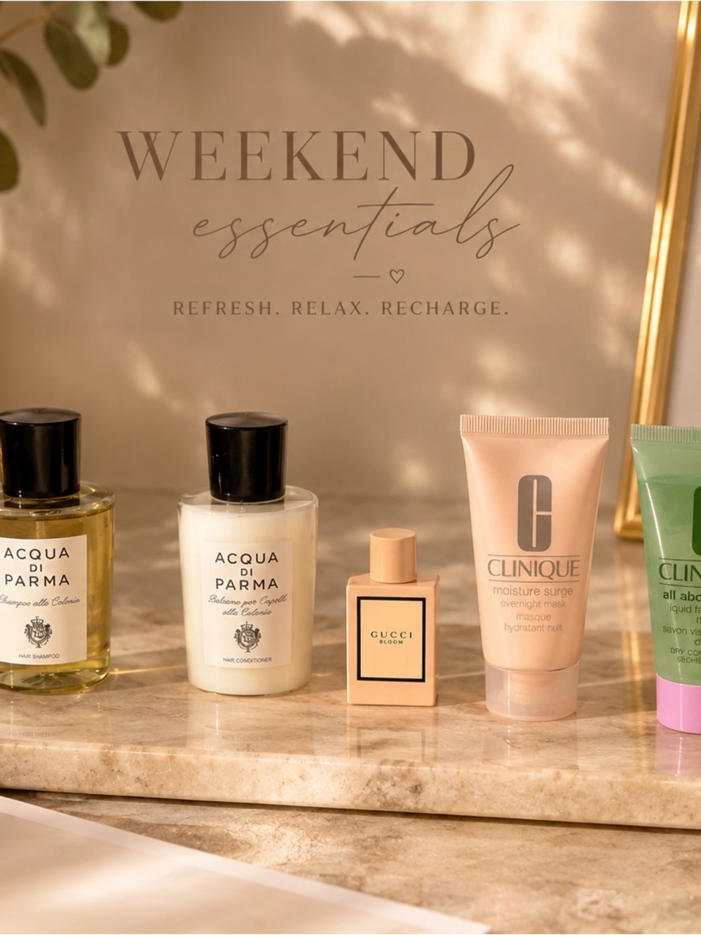 Clinique Moisture Surge & Acqua di Parma Travel Skincare Set